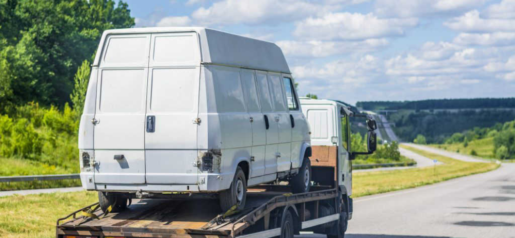 Dépannage d'un minibus