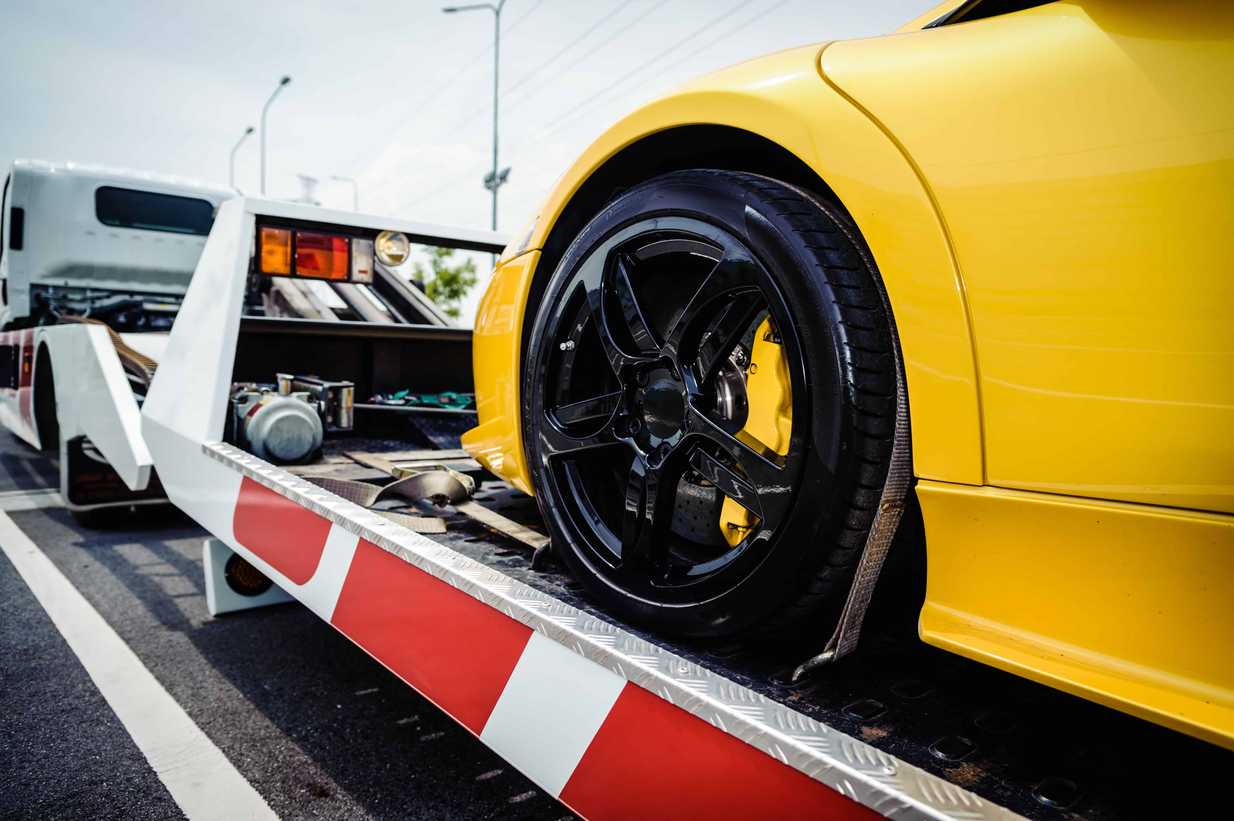  Remorquage d’une voiture de luxe